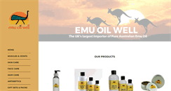 Desktop Screenshot of emu-oil-well.co.uk